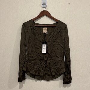 Chaser Dark Olive Women's Blouse